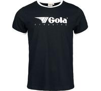 Gola Freizeit-Tshirt Logo Classics Print Ringer (Baumwolle) schwarz Herren, Größe M