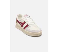 Gola Grandslam Trident Schuhe Sneakers weiß rot CLA415 - Größe 36