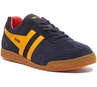 Gola - Women's Harrier Suede - Sneaker, Gr. 38 UK 5, blau (Navy/Sun/Red)