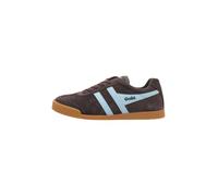 Gola Sneaker Harrier Suede-Leder dunkelbraun/blau Herren, Größe Euro (US) 44 (11)