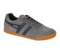 Gola Sneaker Harrier Suede-Leder aschegrau/navyblau/immergrün Herren, Größe Euro (US) 41 (8)