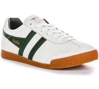 Gola Harrier Leather Sneaker Men white/green/green (WN) 12