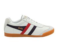 Gola - Harrier Leather - Sneaker, Gr. 43, grau (Off-White/Navy/Burgundy)