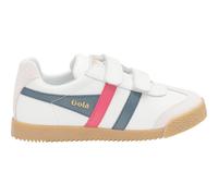 Gola Harrier Leather Strap Sneaker Kids white/navy/red (WX) 31K