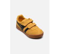 Gola Sneaker Harrier 2025 (Wildleder,Klettverschluss) sonnengelb/schwarz Kinder, Größe Euro (US) 33 (2)