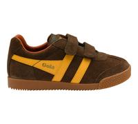 Gola Harrier Strap Sneaker Kids dark brown/sun/moody orange (TY) 34