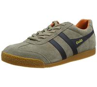 Gola Sneaker Harrier CMA192FE Suede-Leder Rhino/Navy/Orange Herren Größe 48