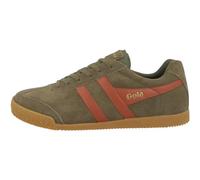 Gola Sneaker Harrier Suede-Leder khakigrün/orange spice Herren, Größe Euro (US) 43 (10)