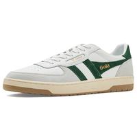 Gola Unisex Hawk Sneaker, White/Dark Green, 42 EU