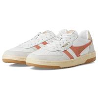 Gola Hawk Damen-Sneaker, Weiß/Terrakotta/Gold, 39 EU