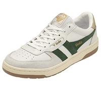 Gola Sneaker Hawk 2025 weiss/dunkelgrün/gold Damen, Größe Euro (US) 38 (7)