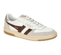 Gola Damen Hawk Schuhe, White-Dark Brown-Gold, 42