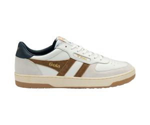 Gola - Hawk - Sneaker, Gr. 41, beige (White/Tobacco/Navy)