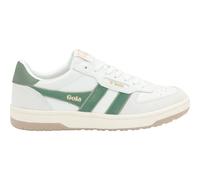 Gola Unisex Hawk Sneaker, White/Dark Green, 40 EU