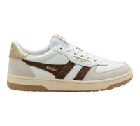 Gola Sneaker Hawk 2025 weiss/dunkelbraun/gold Damen, Größe Euro (US) 40 (9)
