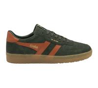 Gola Sneaker Hawk '86 2026 (Wildleder) khakigrün/orange/gum Herren, Größe Euro (US) 43 (10)