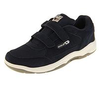 Gola Herren Ama202 Belmont Echtes Wildleder Klettverschluss Weit Sitzende EE Schuhe Turnschuhe Marineblau EU 43