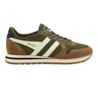 Gola Daytona Chute CMB363 modische Herren-Sneaker, Khaki/Tabak/Weiß, Standard-Passform, Khaki Tobacco White, 42 2/3 EU