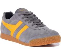 Gola Sneaker Harrier Suede-Leder aschegrau/gelb/navyblau Herren, Größe Euro (US) 42 (9)