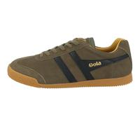 Gola Sneaker Harrier Suede-Leder 2024 khakigrün/schwarz/gelb Herren, Größe Euro (US) 46 (13)