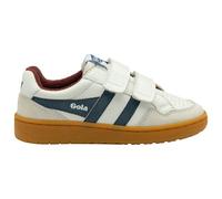 Gola - Kid's Eagle Strap - Sneaker, Gr. 26 UK 8K, braun (White/Moonlight/Burgundy/Gum)