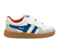 Gola - Kid's Eagle Strap - Sneaker, Gr. 29 UK 11K, braun (White/MarineBlue/MoodyOrange)
