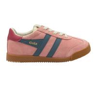 Gola Sneaker Elan 2025 (Wildleder,Schnürverschluss) korallenrosa/mondlichtblau/himbeerpink Kinder, Größe Euro (US) 35 (3,5)