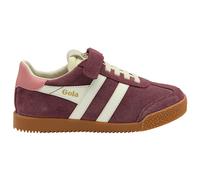 Gola - Kid's Elan Strap - Sneaker, Gr. 28 UK 10K, braun (WindsorWine/OffWhite/CoralPink)