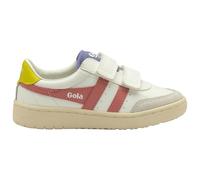 Gola - Kid's Falcon Strap - Sneaker, Gr. 32 UK 13K, beige (White/CoralPink/Sulphur)