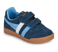 Gola Jungen Harrier Strap Sneaker, Marineblau, Weiß, 34 EU