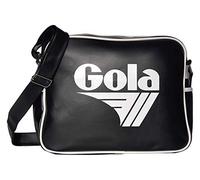 Gola Redford CUB901 Unisex - Erwachsene Henkeltaschen, Schwarz (Black/White), 36x27x12 cm (B x H x T)