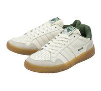 Gola Sneaker Eagle 86 Damen Off-White/Grün Gumsohle Größe 38 EU