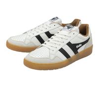 Gola Sneaker Eagle '86 Herren Weiß/Schwarz/Tobacco/Gum Größe 9