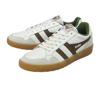 Gola Sneaker Eagle '86 weiss/dunkelbraun/immergrün Herren, Größe Euro (US) 42 (9)