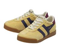 Gola Sneaker Elan 2025 (Wildleder,Schnürverschluss) gelb/violett/kirschrot Kinder, Größe Euro (US) 34 (3)