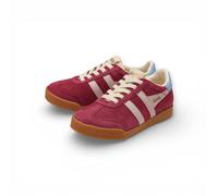Gola Sneaker Elan 2026 (Wildleder, Schnürverschluss) weinrot/pink/airblau Kinder, Größe Euro (US) 34 (3)