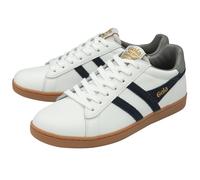 Gola Sneaker Equipe II Leder 2025 weiss/navyblau/zementgrau Herren, Größe Euro (US) 43 (10)