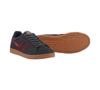 Gola Sneaker Equipe II Suede-Leder 2024 anthrazit/rot/navyblau Herren, Größe Euro (US) 45 (12)
