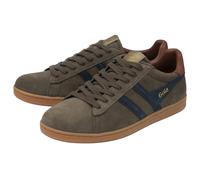 Gola Sneaker Equipe II Suede-Leder 2024 braun/navyblau/rostrot Herren, Größe Euro (US) 43 (10)