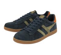 Gola Sneaker Equipe II Suede-Leder 2024 navyblau/khakigrün/orange Herren, Größe Euro (US) 43 (10)