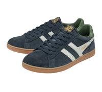 Gola Sneaker Equipe II Suede-Leder 2025 navyblau/hellgrau/grün Herren, Größe Euro (US) 44 (11)