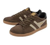 Gola Sneaker Equipe II Suede-Leder 2025 otterbraun/hellbraun/schwarz Herren, Größe Euro (US) 44 (11)