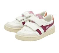 Gola Sneaker Falcon 2025 (PU,Klettverschluss) weiss/kirschrot/terracottarot Kinder, Größe Euro (US) 30 (12,5)