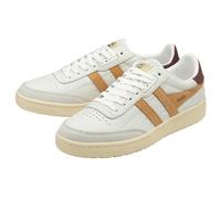 Gola Sneaker Falcon Leder 2025 weiss/orange/weinrot Damen, Größe Euro (US) 37 (6)