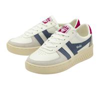 Gola Unisex Grandslam Trident Sneaker, White/Moonlight/Hot Fuchsia, 41 EU