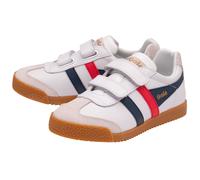 Gola Sneaker Harrier 2025 (Leder,Klettverschluss) weiss/navyblau/rot Kinder, Größe Euro (US) 34 (3)
