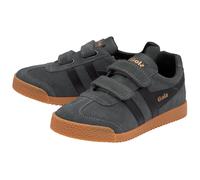 Gola Sneaker Harrier 2025 (Wildleder,Klettverschluss) graphitgrau/schwarz Kinder, Größe Euro (US) 32 (1)