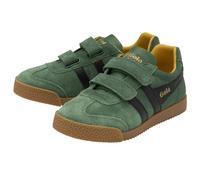 Gola Sneaker Harrier 2025 (Wildleder,Klettverschluss) immergrün/schwarz/sonnengelb Kinder, Größe Euro (US) 32 (1)