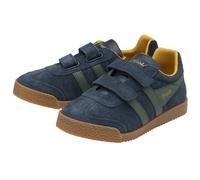 Gola Sneaker Harrier 2025 (Wildleder,Klettverschluss) navyblau/grau/sonnengelb Kinder, Größe Euro (US) 35 (3,5)