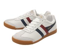 Gola Sneaker Harrier Leder weiss/navyblau/rot Herren, Größe Euro (US) 42 (9)